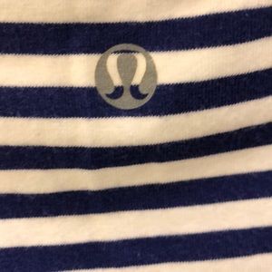 lululemon athletica Tops - Lululemon purple and white stripe SS top, sz 4 lululemon athletica Tops - Lululemon purple and white stripe SS top, sz 4